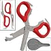Trademark Tools Multi-Purpose Detachable Scissors - Red. Product Category: Hardware > Hand Tools