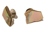 Shell Cufflinks 01 Mother Pearl Rainbow Sheen White Sea Rhodium Brass Business