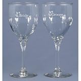 Hortense B. Hewitt Bride and Groom Wine Glasses - 8
