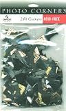 Canson Photo Corners Adhesive Photo Corners, 240/Pkg: Heritage Gold/Copper/Silver Metallic