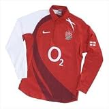 Senior LS Away Shirt - Nike England Red Medium