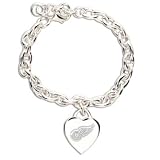 Wincraft Detroit Red Wings Team Heart Charm Bracelet