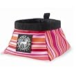 Planet Dog Large Travel Food and Water Bowl Pink Stripe