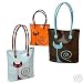 Tokyo Bay Red Tango Large Tote with Cutout Cat
