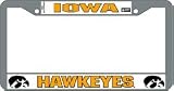 Iowa Hawkeyes Chrome License Plate Frame - SET OF 6 - Sports Merchandise