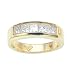1.05 cts Princess Diamonds Mens Band - Platinum, 14kt White or Yellow Gold