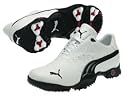 Puma Scramble Golf Shoe White/Black/Red 10