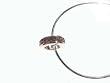 Sterling Silver Alexandrite Colored CZ Birthstone Pendant with Snake Chain