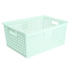 Organize Storage Basket - Plastic Basket - Large - White