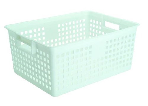 Organize Storage Basket - Plastic Basket - Large - White