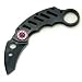 Sporting Goods : MK-2 Karambit, Black 420J2 Handle, Black 420HC Blade