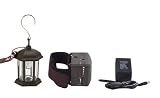 Sunergy Coffee Brown Lanterns: String of 8 Rechargeable Patio Lanterns