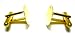 100 X Gold Tone Cufflink Backs Setting 15mm Pad DIY Findings