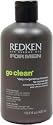 Redken for Men Go Clean Daily Invigorating Shampoo for Normal Hair 33.8 oz ( 1 Liter )