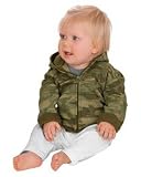 Precious Cargo Infant Full Zip Hoodie - 0 - 6 Months - Military Camo