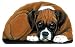 Boxer Dog Pupperweight Pupper Weight Paperweight Leslie Anderson