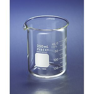 PYREX Griffin Low Form 250mL Beaker Graduated Ea