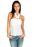 Womens Sexy Sunny Leigh O-Ring Halter Top