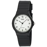 Casio #MQ24-7B Men's Casual Rubber Strap Analog Watch