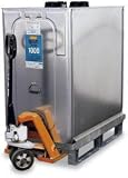 Schmierstoff-Tank,HxLxB 1460x980x770mm,750l,Multi-Tank,m. Stahlblechpalette
