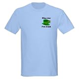 Kiss Me I’m Irish Hat Funny Light T-Shirt by CafePress