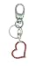 Apparel : Key Chain Purse Clip - Open Heart - Red
