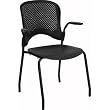 Black Stacking Side Chair [RUT-208-2K-BK-GG]