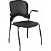 Black Stacking Side Chair [RUT-208-2K-BK-GG]