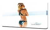 Doutzen Kroes - Canvas Art Print - Framed Size 20