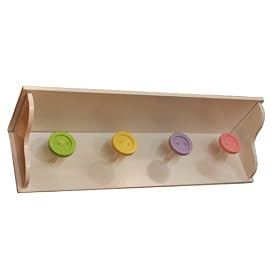 Build A Bear Workshop Button Coat and Hat Rack - White
