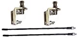 Astatic BM922-4 4' Dual Black Magic Antenna Kit/w Mount