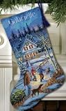Dimensions Counted Cross Stitch Christms Eve Fun Stocking