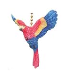 Review Tribeca Blu  / Tropical Bird PARROT MaCaW ceiling FAN PULL chain