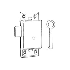 Securit S1672 Cupboard Lock 2 Keyed Eb 63mm