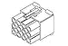 Pin Socket Connectors 6 Circuit Receptacle