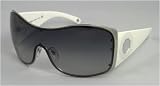 AUTHENTIC VERSACE SUNGLASSES 2082-B 2082B WHITE 1000/8G