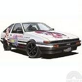 1/24 痛車 No.02 To Heart2 AE86スプリンタートレノ 前期型