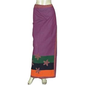 Gypsy Girls Long Pencil Handmade Skirt Casual Clothes Size 3X (skt216a)