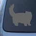 PERSIAN - Cat - Vinyl Car Decal Sticker #1544 | Vinyl Color: Silver