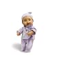 Wild Planet Water Babies 13" Hispanic Infant Lavender Flower Wrap-Around Ruffled Top and Bottoms