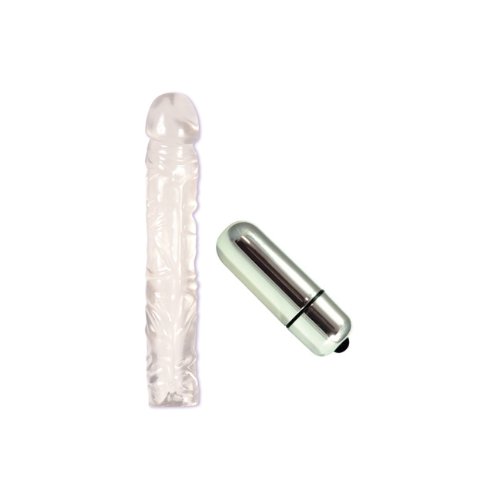 Doc Johnson Classic 10 Clear Jellie Adult Sex Toy Kit
