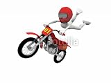Wallmonkeys Peel and Stick Wall Decals - Salto in Motocross - Removable Graphic