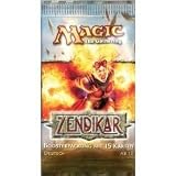 Magic Zendikar Tradingcard Booster Magic Zendikar Tradingcard Booster
