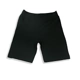 Private Label - Infant Girl Capri Length Longer Bike Shorts, Black