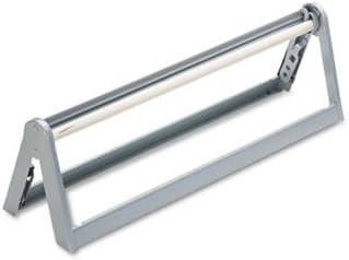 Paper Roll Cutter for Rolls Up to 9 in Diameter, 24" Wide, Steel, Light Gray"