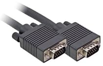 10M SVGA VGA MONITOR CABLE GOLD FERRITE MALE TO MALE