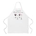 Attitude Apron Wine Food Groups Apron, Natural, One Size Fits Most