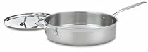 Cuisinart Multiclad Pro Stainless 5-1/2-Quart Saute with Helper and Cover