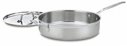 Cuisinart MCP33-30H MultiClad Pro Stainless 5-1/2-Quart Saute with Helper and Cover
