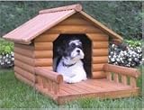 Pet Product EL001-H Dog House - Large Log Cabin - House Only